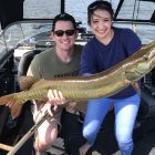 big pa musky chautauqua lake musky couple 43
